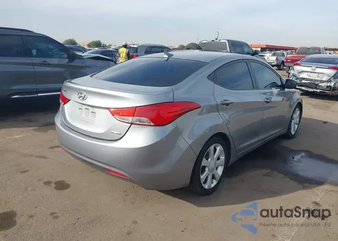 2011 Hyundai Elantra Limited (Ulsan Plant) from USA, damaged, VIN KMHDH4AE0BU096831